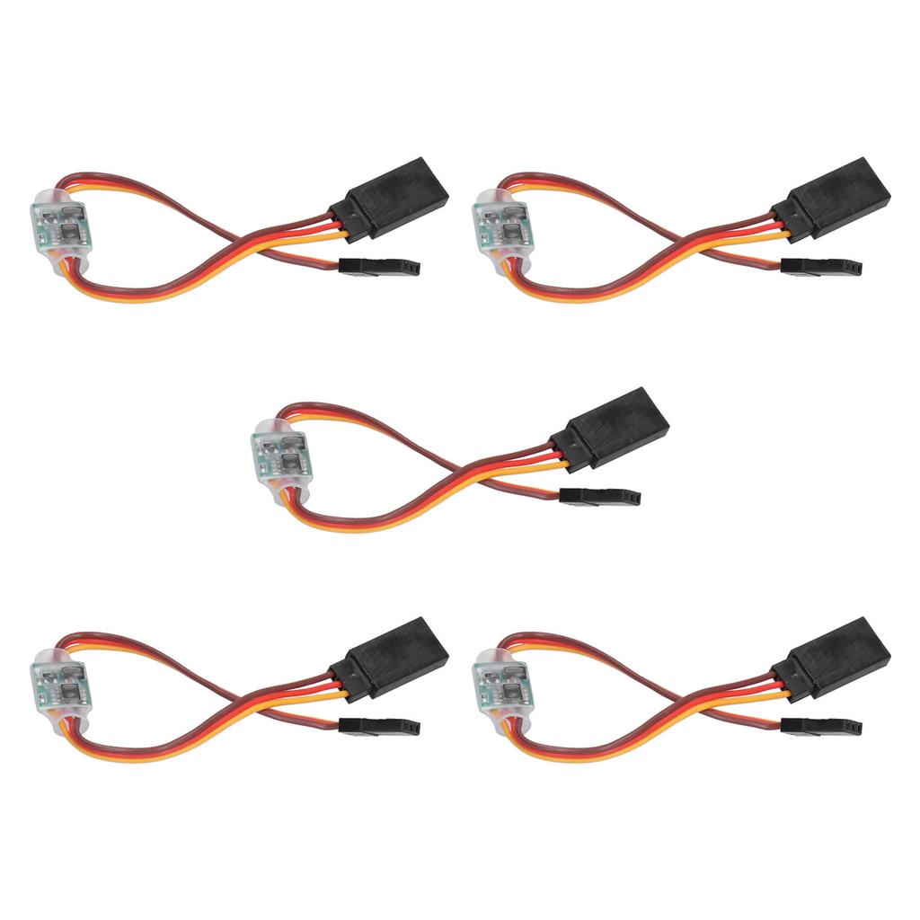 5Pcs Servo Signal Reverser Steering Gear Rotation Inverter for RC Aircraft 3.6V‑24V 5A