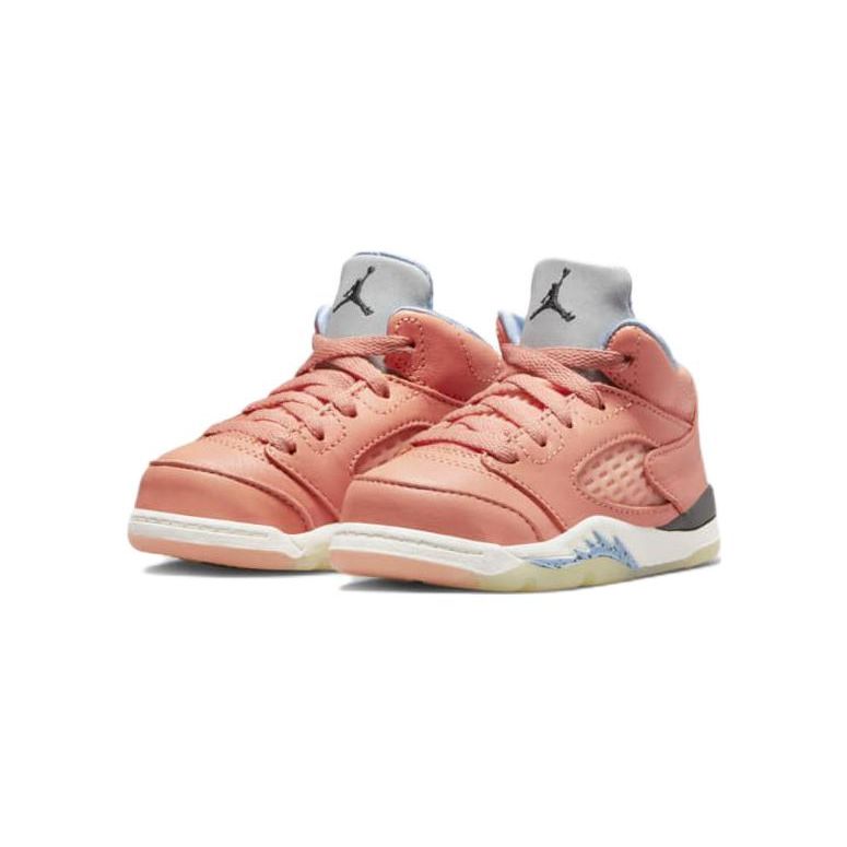 DJ Khaled x Air Jordan Jordan 5 Retro TD We The Best - Crimson Bliss Детские кроссовки Оранжевый Молочный-Синий Парус DV4981-641