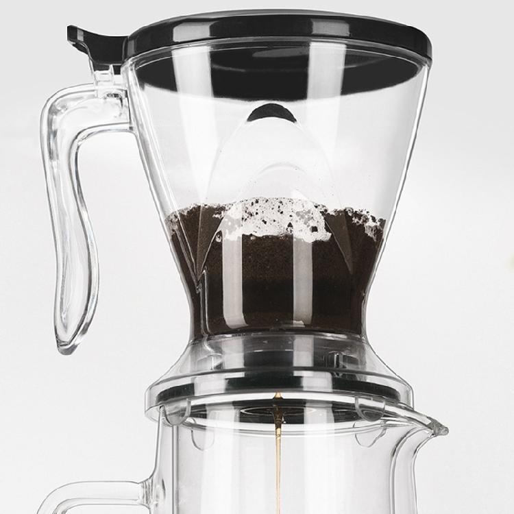 Large Capacity 650ML Glass Coffee Filter System Drips Filter Cup & Sharing Pot Perfect For Entertaining Guests At Homes