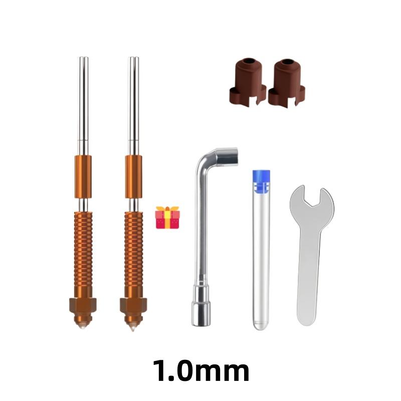 Creality K1C / K1 MAX Unicorn Quick-Swap Nozzle Kit with Quick Installation Tools and Nozzle Cleaning Tools and Silicone Sock