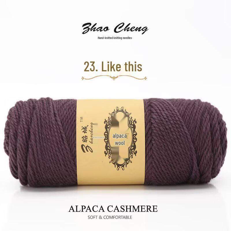 Шарф-подушка из альпаки ручной вязки – Средней толщины, Мягкий, Сделай сам, Крючком