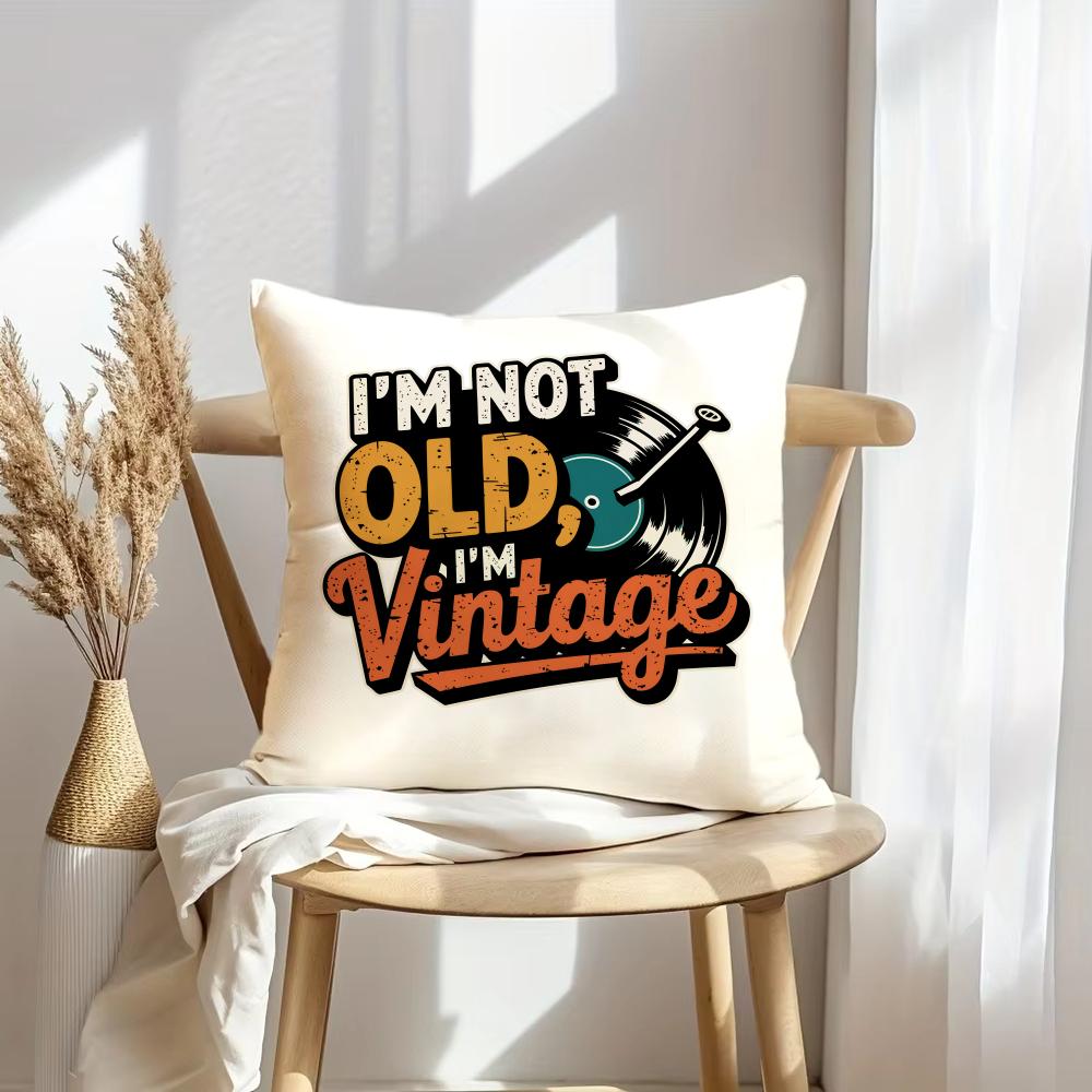 Retro Cassette Tape Cushion Cover Soft Plush Throw Pillow Cover DoubleSided Decorative Cushion Case Sofa Bedroom Home Decor