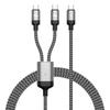 Juckier USB Type C Cable To Forked Charging 2 Devices At the Same Time [PD 100W 2-in-1 Quick Charging Cable] Prevention of Disconnection iPhone