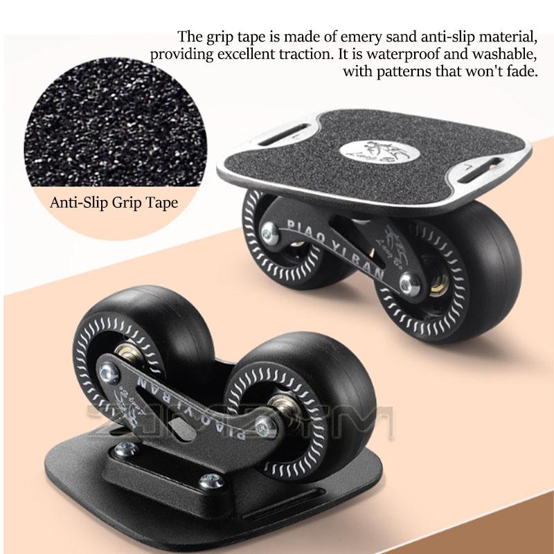 Drift Board Professional Board Curved Wheel Adult Teenagers Land Surfing Board Split Skateboard Accessories for Daily Commuting