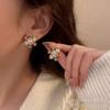 Fashion Christmas Tree Zircon Crystal Star Silver Color Earrings Stud Dangle Xmas Jewelry Women Party Gift Hot Sale 2026