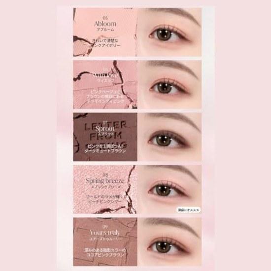 HOLIKAHOLIKA My Fave Mood Eyeshadow Palette Holika 11 types Blends into eyelids texture Shadow Daily point EYE (11 Letter from Spring)