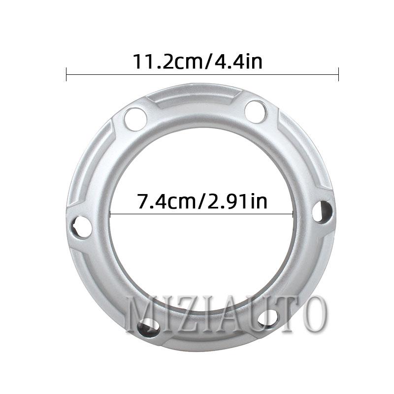 Противотуманная фара для Mitsubishi Outlander 2007 2008 2009 Серебристая крышка Решетка Накладка Рамка противотуманной фары Колпачок Рамка детали светодиодной фары