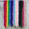 2Meters/Lot Ostrich Feather Boa Decor For Clothes Holiday Decorations Fluffy Feathers Cape Handicraft Accessories Plumas Trims