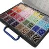 Wax Beads - Assortment, Inner Diameter 1.5-2 Mm, 32 Compartment Case Included, 32X20Gr