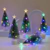 Luminous Mini Christmas Trees Beautiful Small Artificial Xmas Trees Desk Decorations Christmas Home Decorations