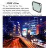 JSR KS 8 In 1 UV + CPL + ND8 + ND16 + ND32 + ND64 + STAR + NIGHT Lens Filter for DJI Air 2S, Aluminum Frame