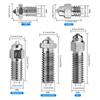 Bimetallic 3D Printer Nozzle HighTemperature Resist Wear Resistant For K1 Volcano/E3DV6/MK8/Neptune 0.4mm 0.6mm 0.8mm