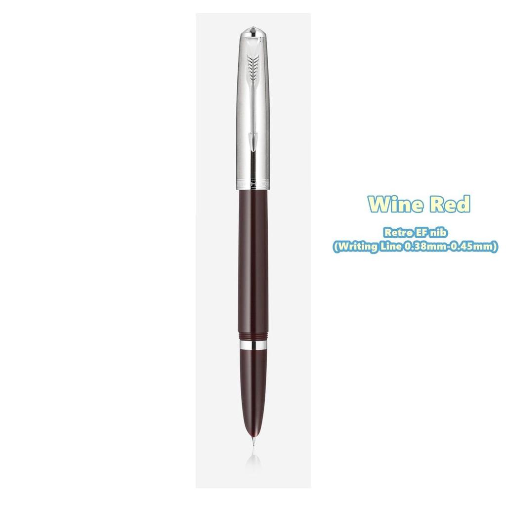 Jinhao 86 Classic Retro Fountain Pen Balanced Weight Silver Arrow Clip Extra Fine Nib Office School Daily Writing