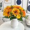 Многоцветный Искусственный Цветок Подсолнух Фото Реквизит DIY Симуляция Подсолнуха Настольное Украшение Аксессуары Реалистичный Букет Цветов