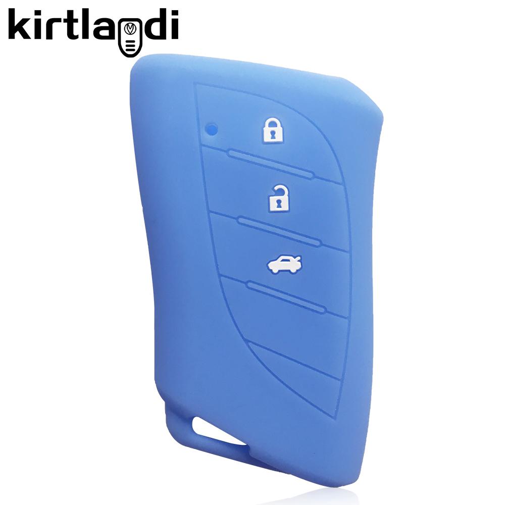 Силиконовый чехол для ключа Чехол-накладка для автомобильного ключа для Lexus ES NX GS RX UX250 UX260 ES350 2019 2020 3/4 кнопки Держатель для дистанционного ключа Брелок