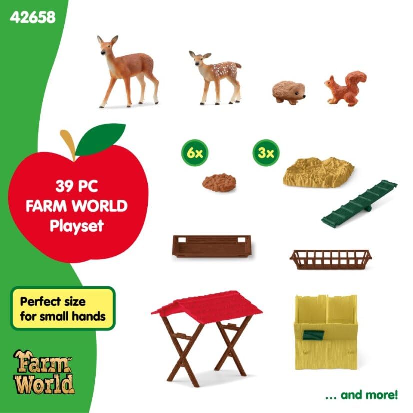 Schleich Farm World Лесная кормушка для животных 42658