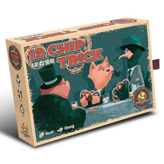 Asmody 12 Chip Trick Board Game, Popular Korean Game