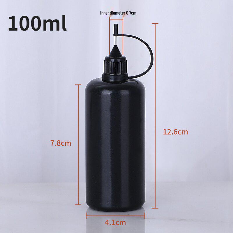 ПЭ-бутылка с игольчатым дозатором для эфирных масел, пигментов, клея и чернил