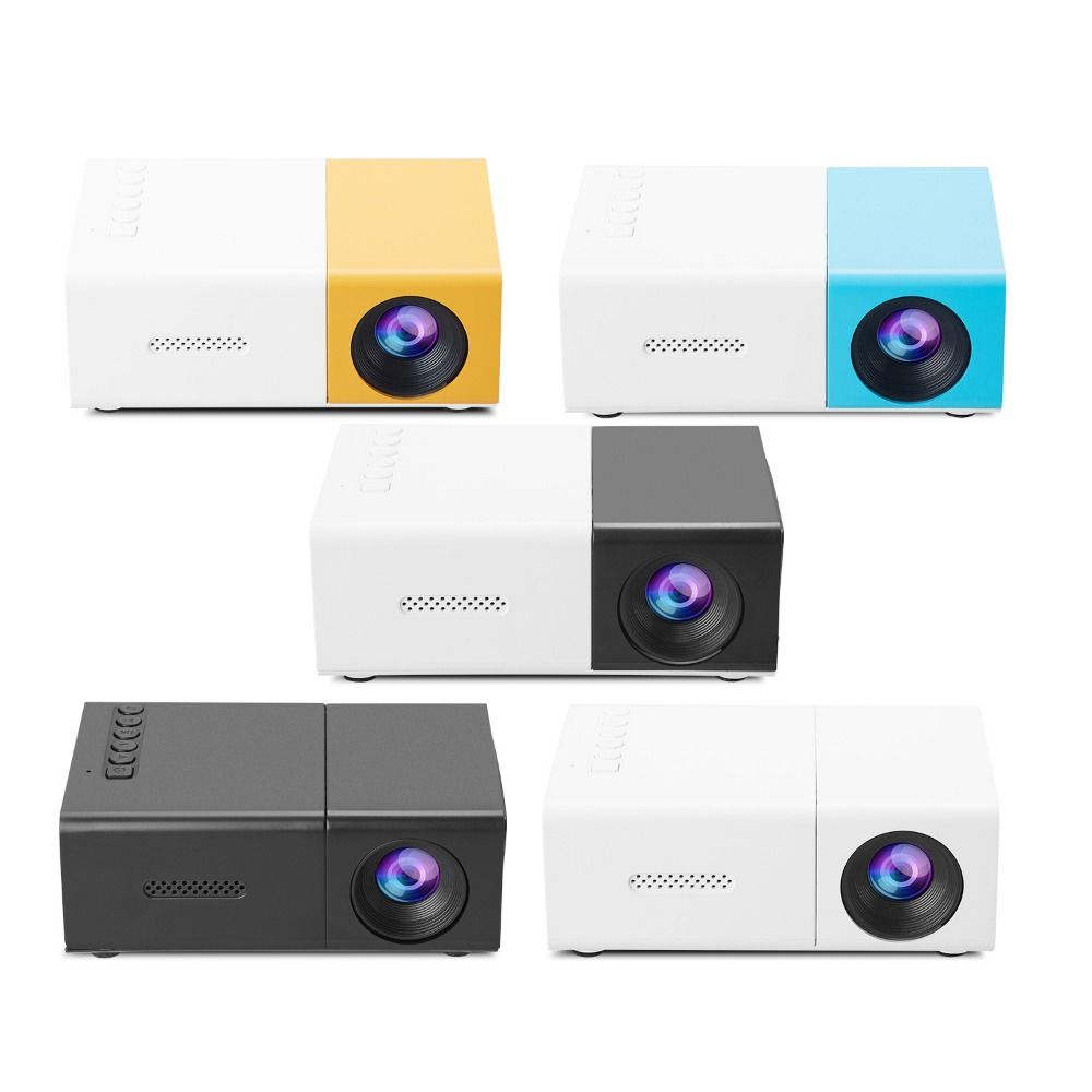 Remote Control Portable Projector 1080P Resolution Home Theater Projector Office Use