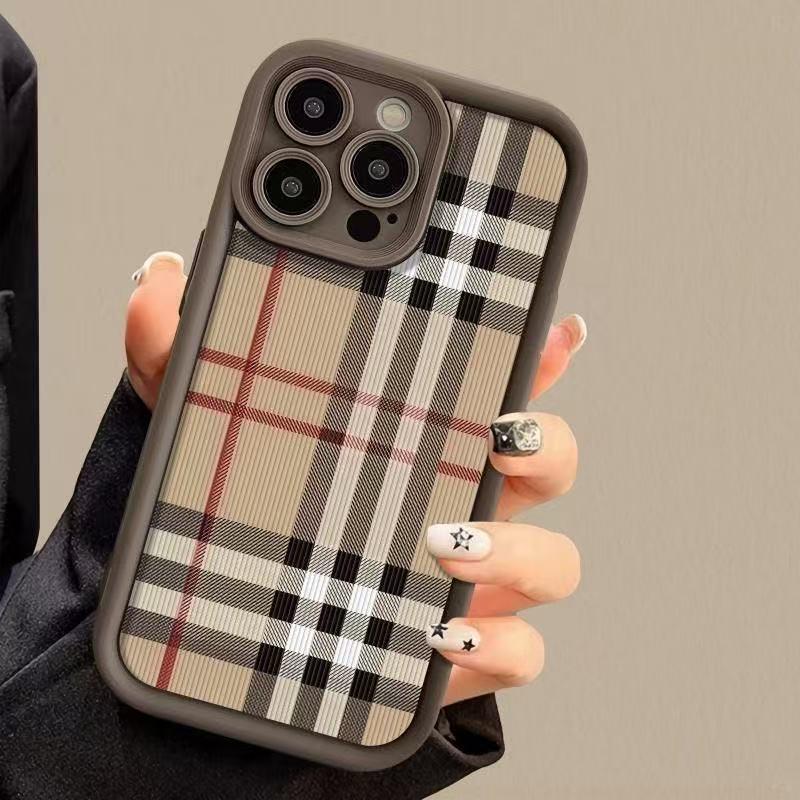Клетчатый чехол для iPhone 12, 13/14 Pro, 16, 17, 17 Pro Max