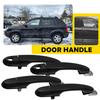 Подходит для 05-09 Hyundai Tucson Комплект из 4 штук Наружные ручки дверей Черные
