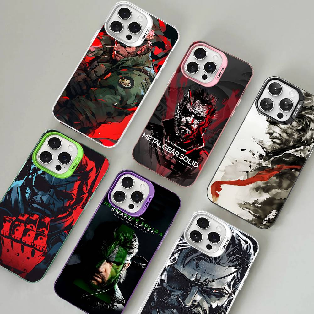 Популярная игра M-Metal Classic G-Gear Чехлы для телефона Для IPhone 17 16 15 14 13 12 11 Plus Pro Max Цветной чехол