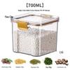 Прозрачная пластиковая банка для хранения продуктов пищевого качества для супов