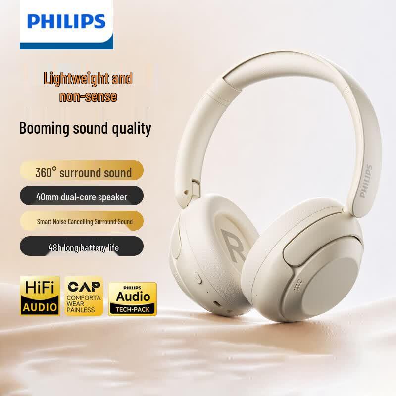 Philips Беспроводные Bluetooth-наушники TAH1120 с шумоподавлением