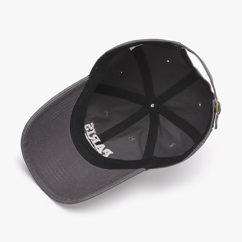 Korean Style Embroidery Letter Baseball Cap For Men Women Ponytail Hats Cotton Outdoor Simple Visor Summer Casual Peaked Cap New
