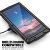 For Samsung Galaxy S24 Ultra Metal Bumper Heavy Duty Case with Stand Gorilla Glass Camera Cover Hybrid Durable Military Rugged Rugged Full Body