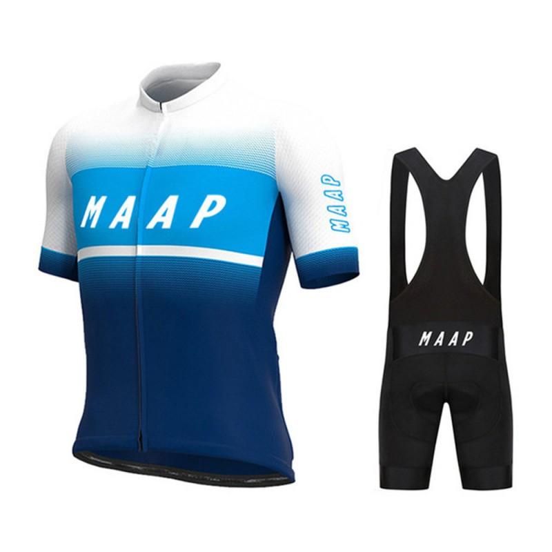 MAAP Cycling Jersey Bib Shorts Set Road Mountain Bike Riding Breathable Quick-Dry Performance Wear