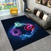 Cartoon Gamer Game Controller Area Rugs,Large Carpet Rug for Living Room Children's Room,Kids Play Crawl Non-slip Floor Mat Gift