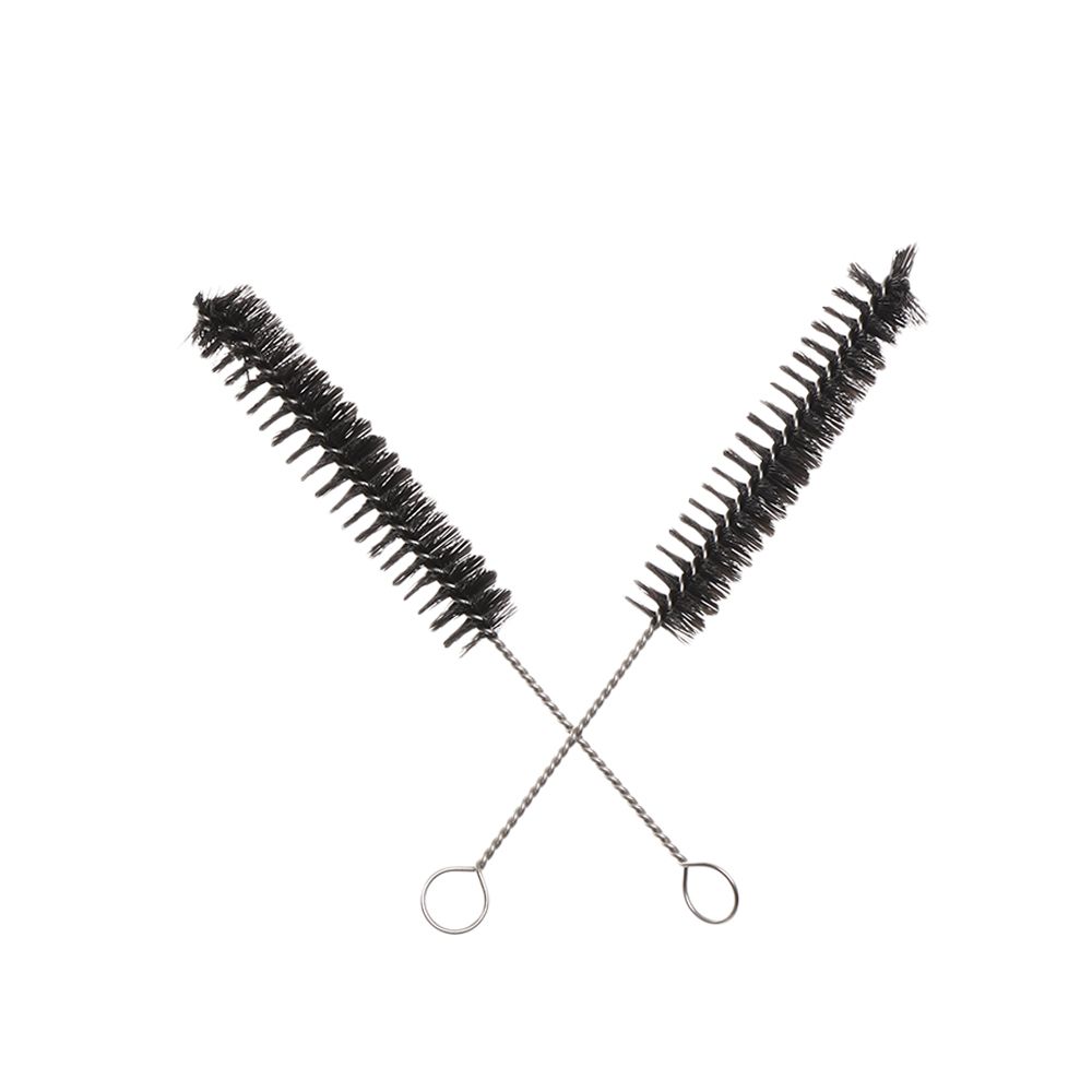 1/5PCS New Stainless Steel Spiral Handle Soft Cleaning Tools Bottle Brush Straw Cleaner Water Cup