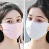 Color Summer Outdoor For Women Sun Protection Face Cover Ice Silk Mask Sunscreen Mask Face Scarf