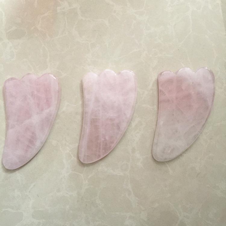 Массажер для красоты Xiuyan Jade и набор роликов из розового кварца с кристальной скребковой пластиной в подарочной коробке