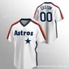 Mens Cotton Baseball Jersey Short Sleeve Embroidered Shirt Space Theme Unisex Top