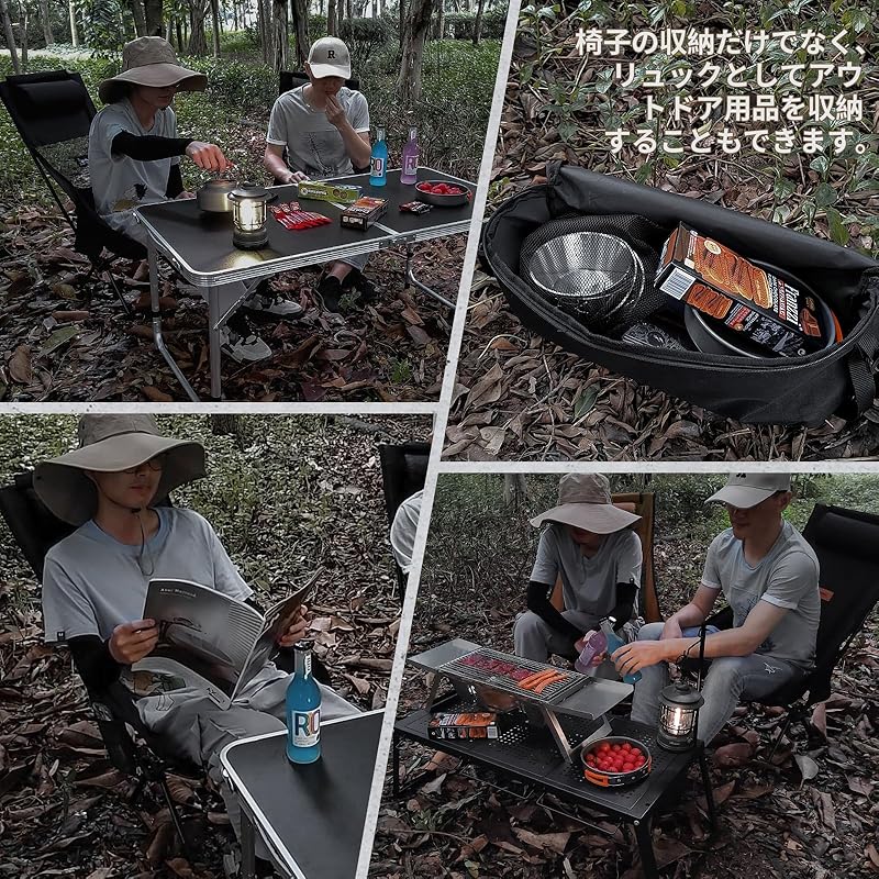 Складной стул для отдыха на природе DesertFox с подушкой, суперлегкий [Уникально разработанный подстаканник] [Грузоподъемность 150 кг] складной стул для кемпинга, высокое компактное кресло