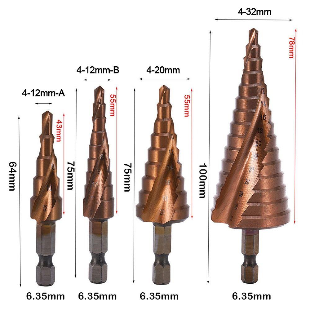 Chamfering Drilling Tools Multi-function Metal Drill Hole Opener Step Drill Bit HSS