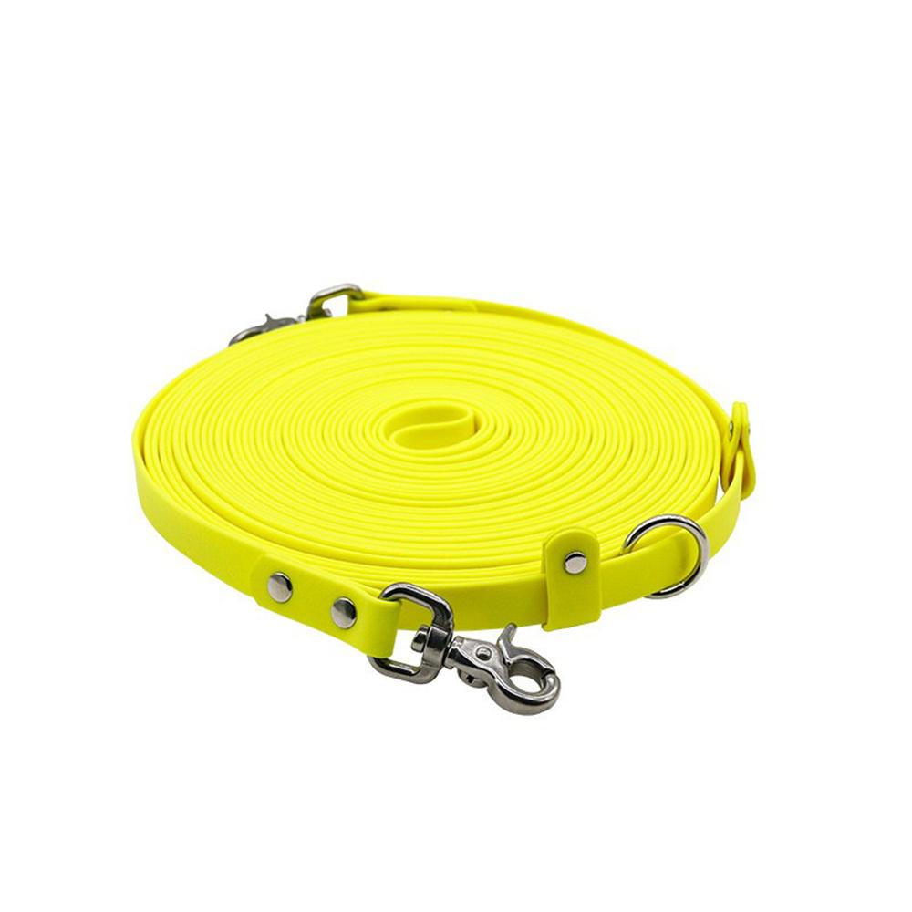 15 м ПВХ поводок для собак с двумя головками, водонепроницаемый поводок для домашних животных, для тренировок на свежем воздухе, мягкий трос для выгула домашних животных с двумя головками