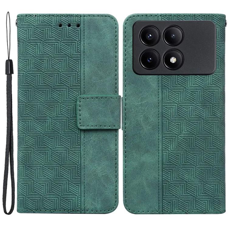 Для Xiaomi Poco X6 Pro 5G / Redmi K70E 5G Anti-Drop PU кожаный чехол для мобильного телефона с подставкой и кошельком