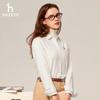 Женская однотонная рубашка HAZZYS для поездок на работу