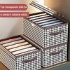 Clothes Storage Box Pants Underwear Tidelle Separate Storage Box Folding Dust-proof Bedroom Wardrobe Storage Bag