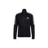 Logo Embroidered Striped Zip Jacket Men Jackets Black H28910
