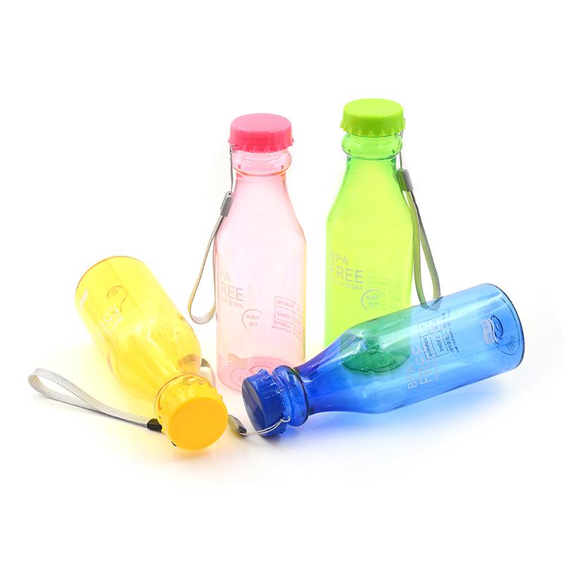 500 мл BPA Free портативная бутылка для воды герметичный пластиковый чайник для путешествий