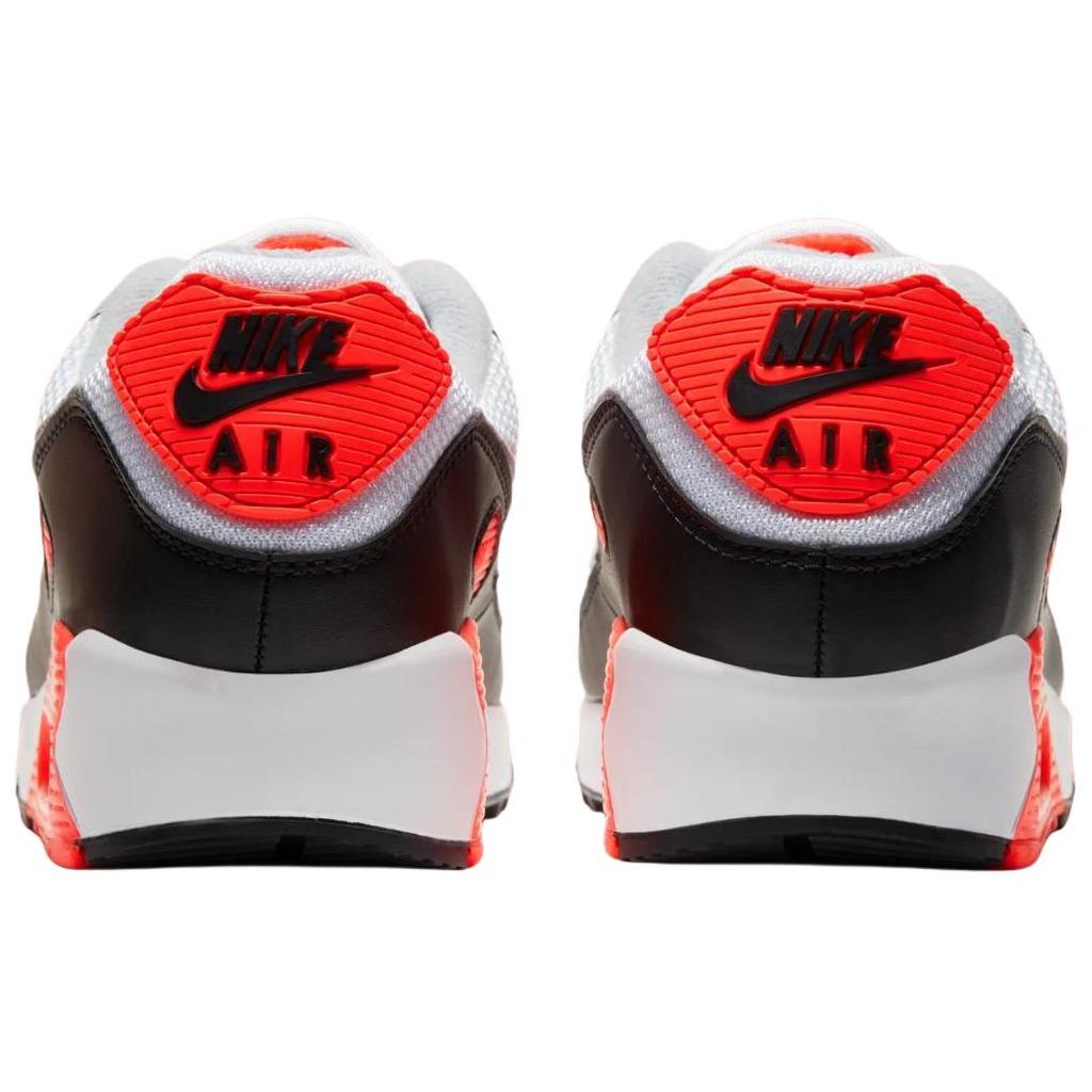 Nike Кроссовки Air Max 90 для бега Мужские Белый Серый Черный IU1055-100