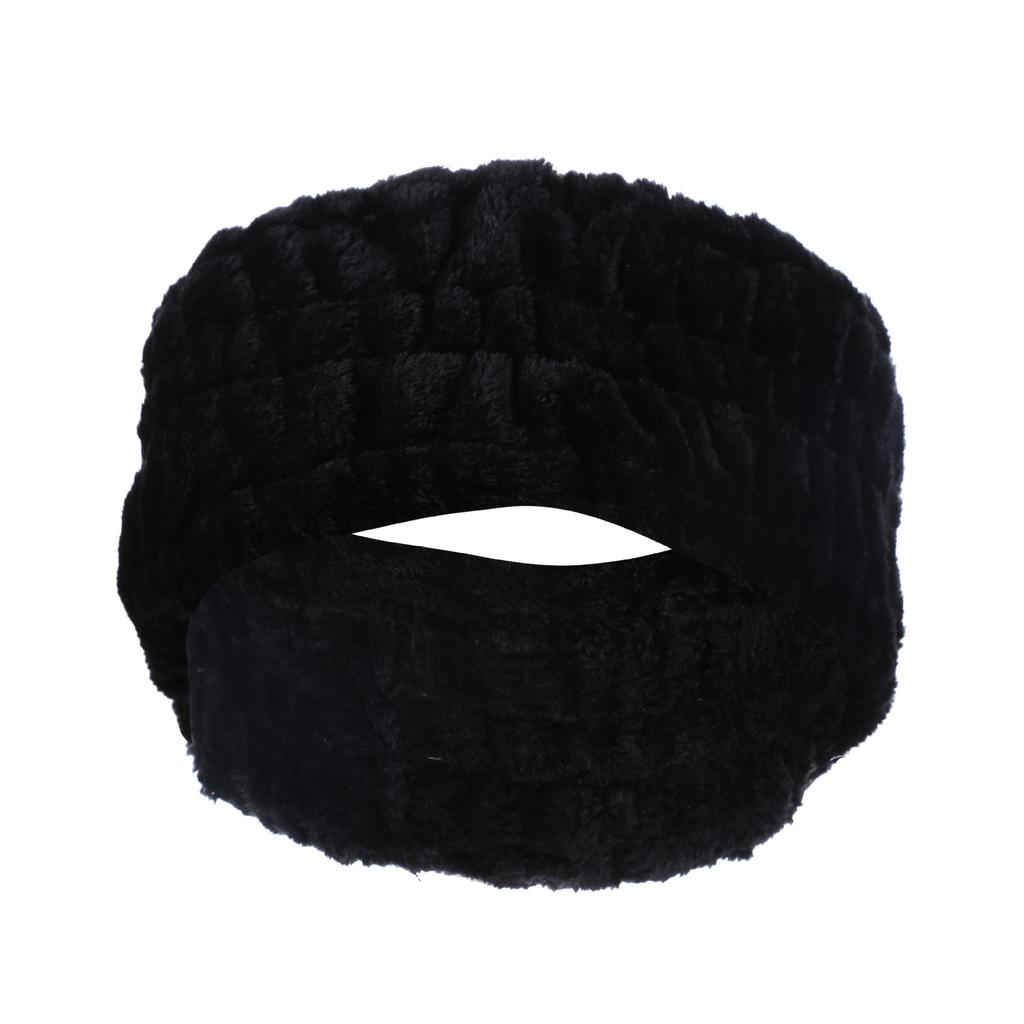 Z cross-border новая широкая повязка на голову из кораллового флиса, повязка на голову, простая плюшевая повязка на голову, однотонная широкая повязка на голову для мытья лица и аксессуары для волос.