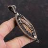 Asteroid Jasper Pendant Copper Wire Wrapped Pendant Dainty Jewelry Handmade Gemstone Pendant Designer Pendant Engagement Gift Copper Jewelry