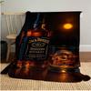 Jack Daniel's Tennessee Whiskey Plush Blanket Soft Comfortable All Seasons blanket Sofa Office Naps blanket Outdoor Travel throw Perfect Gift