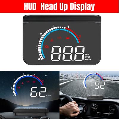 HUD Автомобильный проекционный дисплей Приборная панель автомобиля Отображение скорости автомобиля Расход топлива Очистка кода неисправности Аварийный сигнал неисправности двигателя