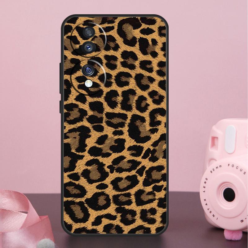 Чехол с леопардовым принтом для Honor Magic 8 Pro 5 6 7 Pro Win X9a X9b X9c X9d X8b X8c 50 70 90 200 400 Lite